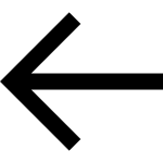 Arrow Thin Left SVG Icon